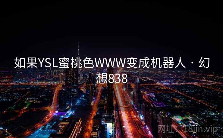 如果YSL蜜桃色WWW变成机器人 · 幻想838  第2张